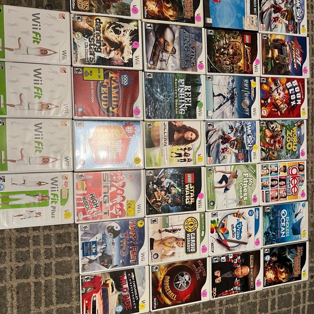 Nintendo Wii game lot bundle